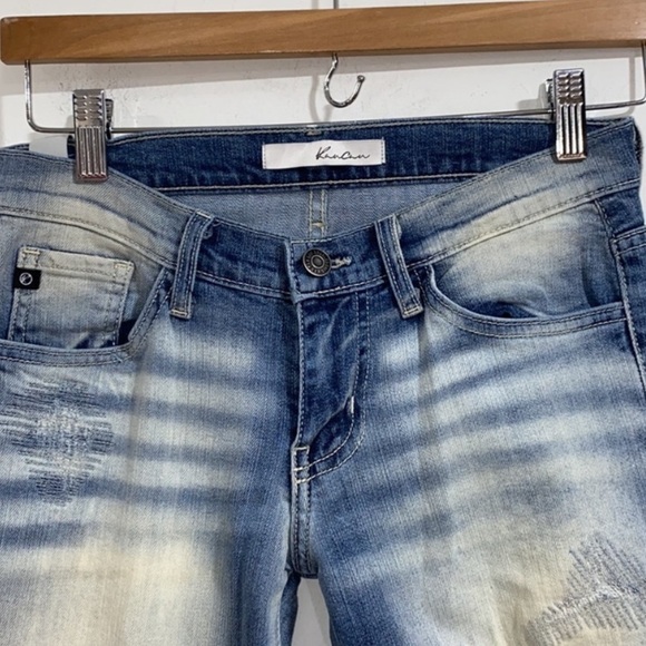 Kancan‎ distressed jeans size 25 skinny faded gently worn baddie denim - Picture 5 of 6